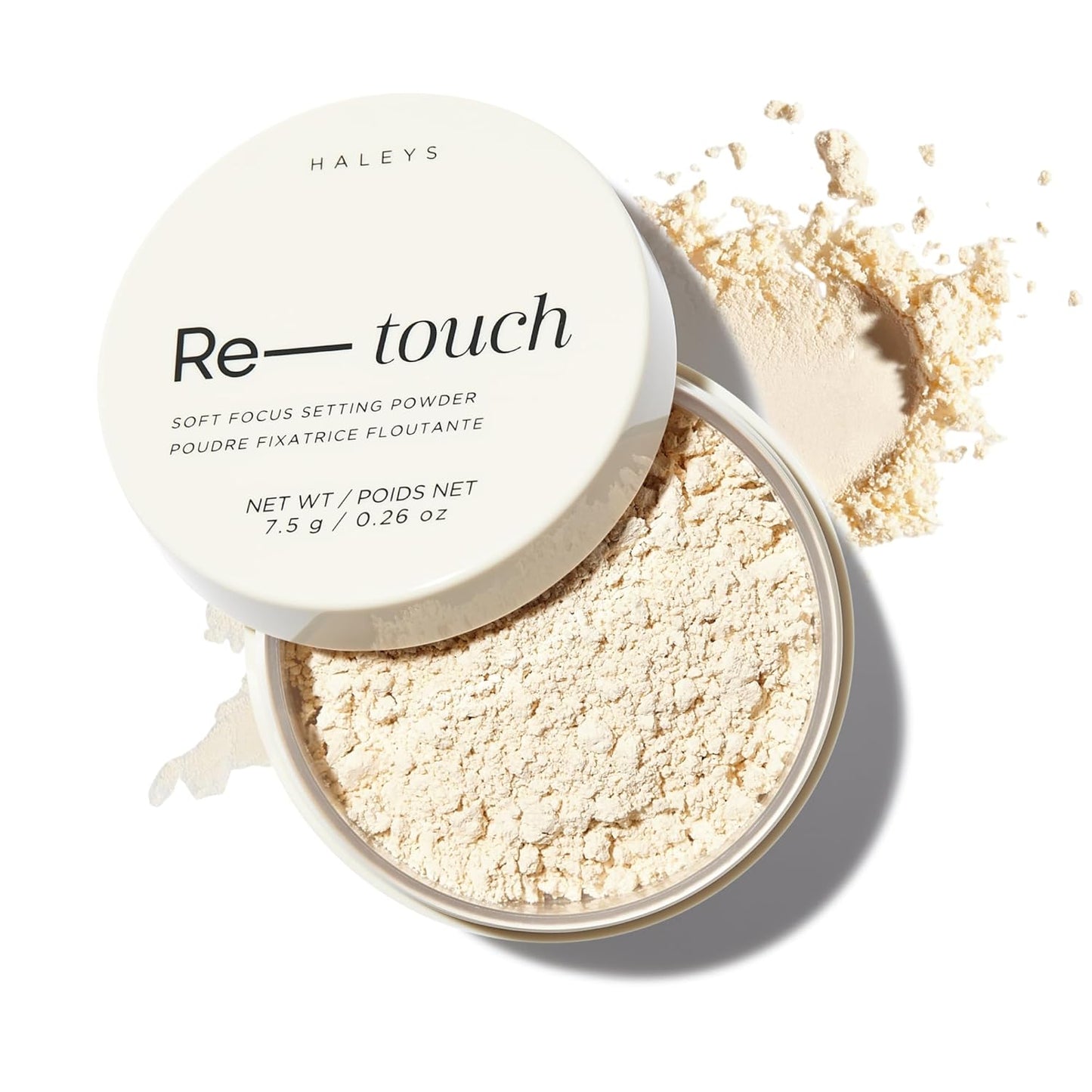 Haleys Translucent Face Powder - Loose Setting Makeup for Blurring & Oil Control | Honey Shade, Non-Caking, All-Day Wear