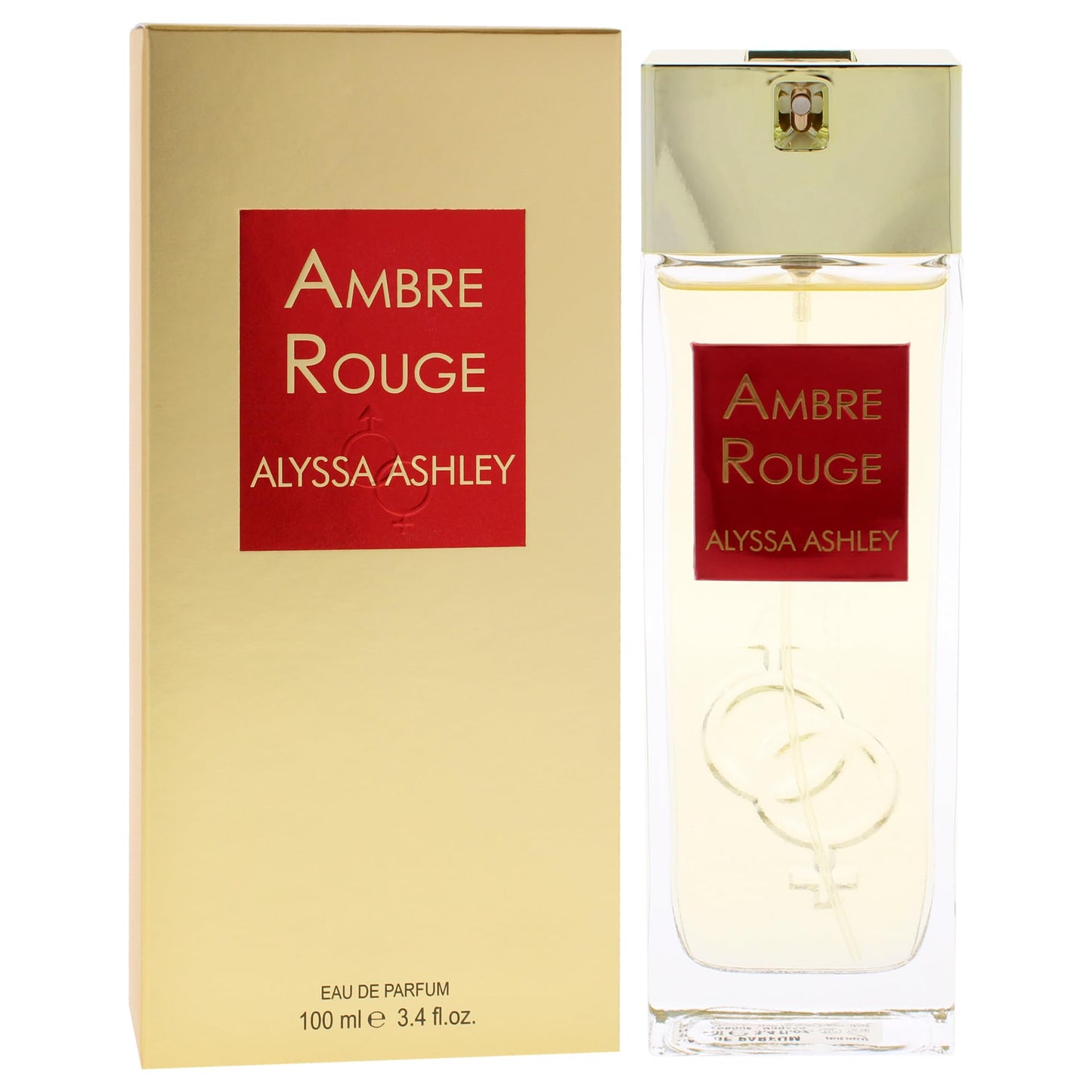 Alyssa Ashley Ambre Rouge - Perfumes for Women and Cologne for Men - Mens Cologne with Pepper, Citrus, Floral, and Fruit Notes - 3.4 oz EDP Spray