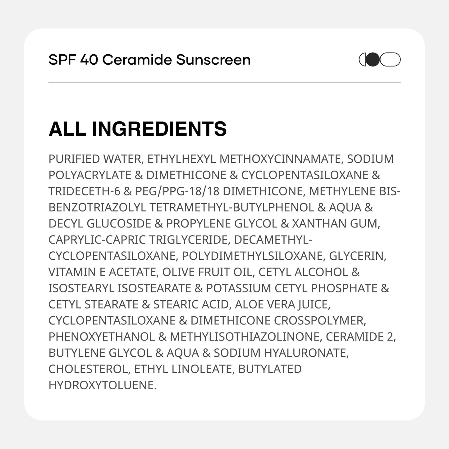Cureskin SPF 40 Ceramide Sunscreen with Hyaluronic Acid & Ceramides | 2-in-1 Sunscreen Moisturizer, Broad Spectrum, SPF 40 & PA+++, 1.76 Ounce (Pack of 1)