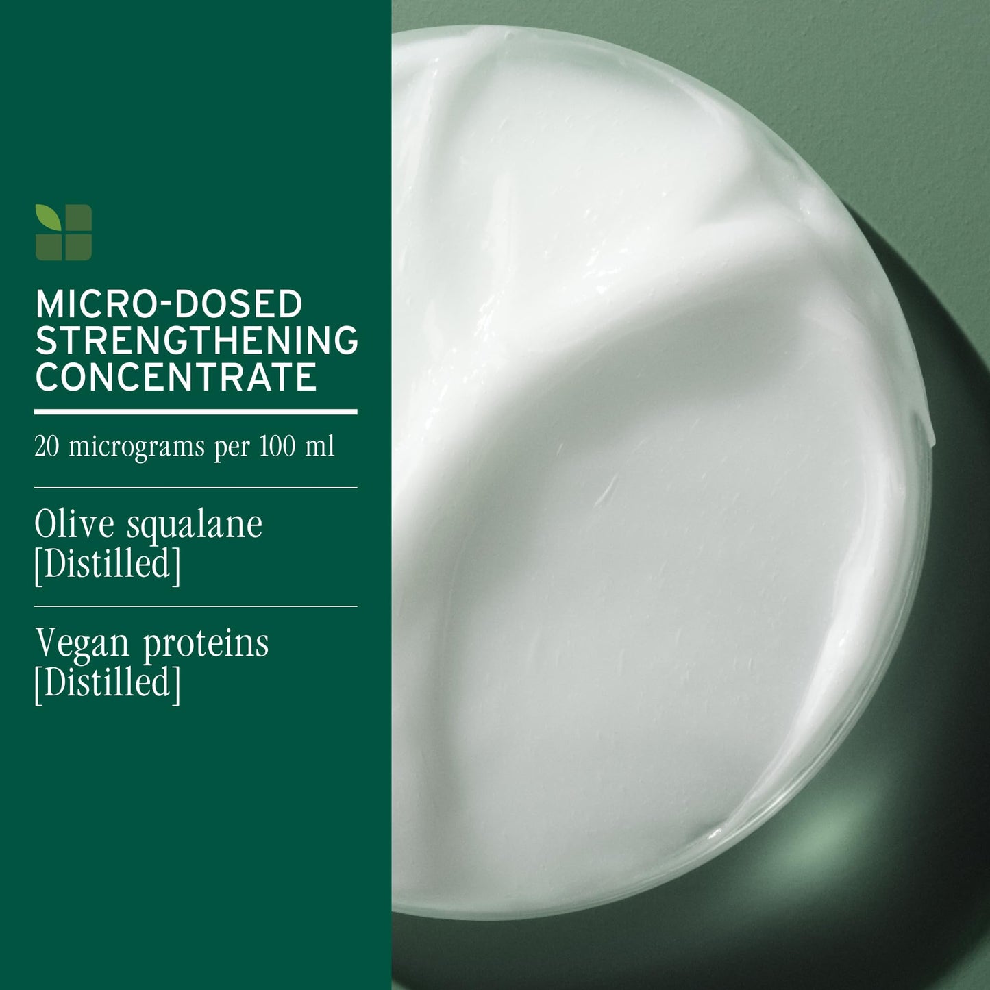 Biolage Strength Recovery Deep Treatment - Instantly Nourishes & Protects, Fortifies Strands, Reduces Breakage, With Olive Squalane & Proteins, Vegan, Paraben-Free
