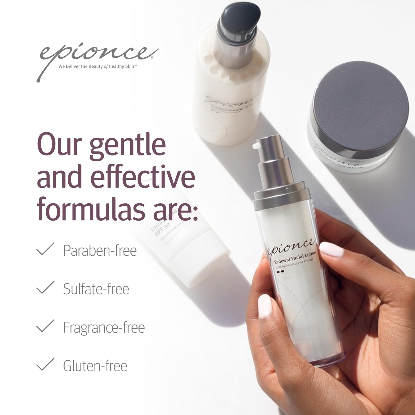 Epionce Restorative Hand Cream - Non-Greasy Hydrating, Anti-Aging Hand Cream for All Skin Types with Hyaluronic Acid, Dermatologist Skincare