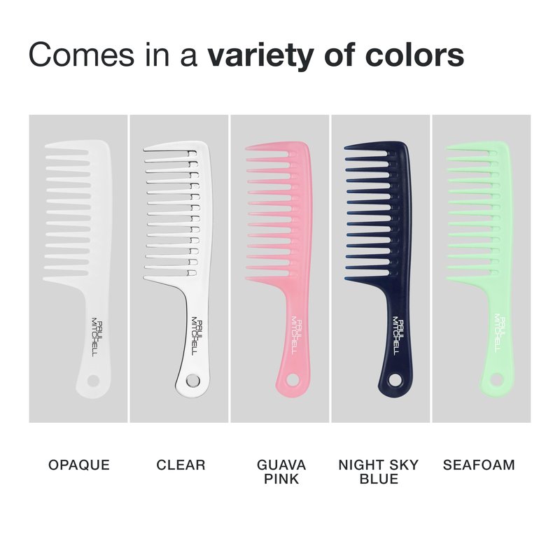 Paul Mitchell Detangler Comb, Wide Tooth Comb Detangles Wet or Dry Hair