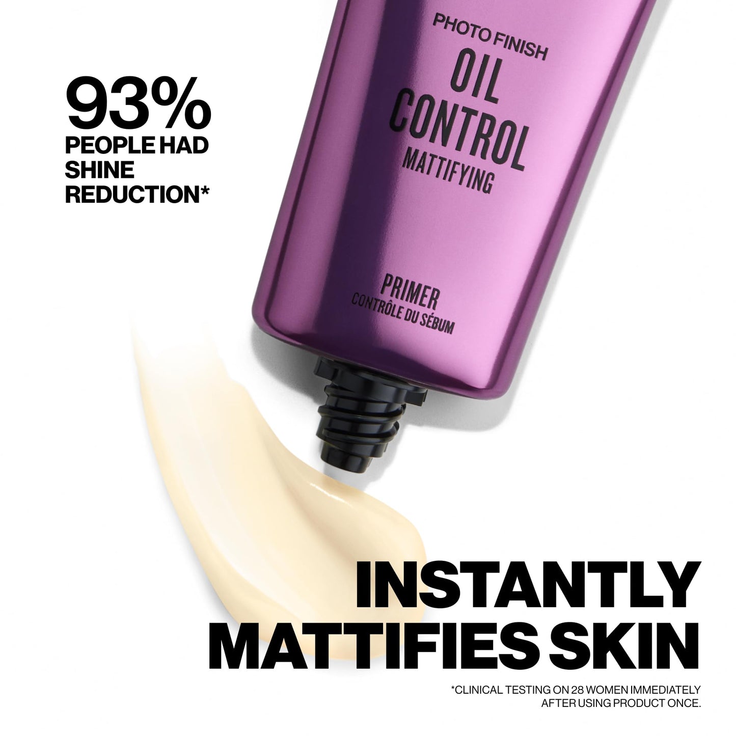 Smashbox Photo Finish Oil Control Primer | Mattifying Oil-Control Makeup Primer for 12 Hours with Salicylic Acid, Witch Hazel and Zinc to Strengthen + Hydrate Skin, 1.01 Fl Oz
