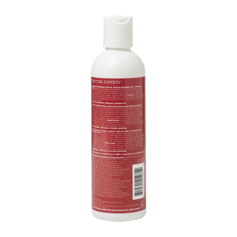 Ouidad Advanced Climate Control Gel - Stronger Hold for Curly Hair | Crunch-Free, Frizz Control, Moisture Lock, All Curl Types