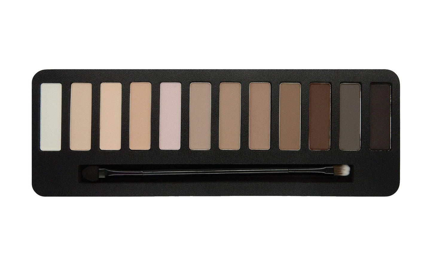 W7 Mighty Mattes Eyeshadow Palette - 12 Nude Shades