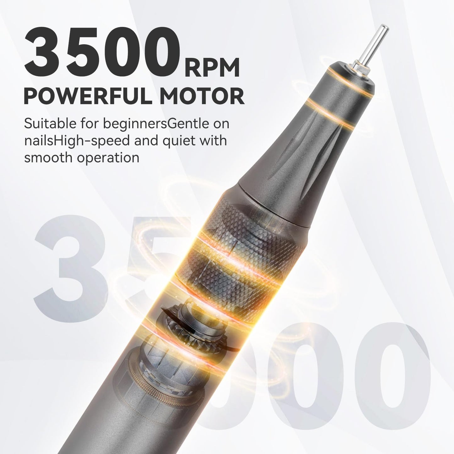 SG705 Mobile Drill Portable Nail Mobile Drill for Professional Manicure and Pedicure, Precision Electric Nail Tool for Smooth Nail Shaping and Polishing, Cordless and Rechargeable