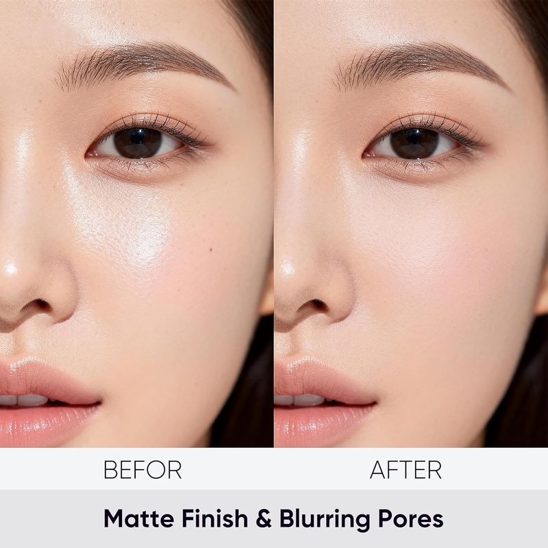 Aqua Setting Powder - Translucent Face Powder with 45% Water Essence | Hydrating Matte Finish, Blurs Pores & Brightens Skin
