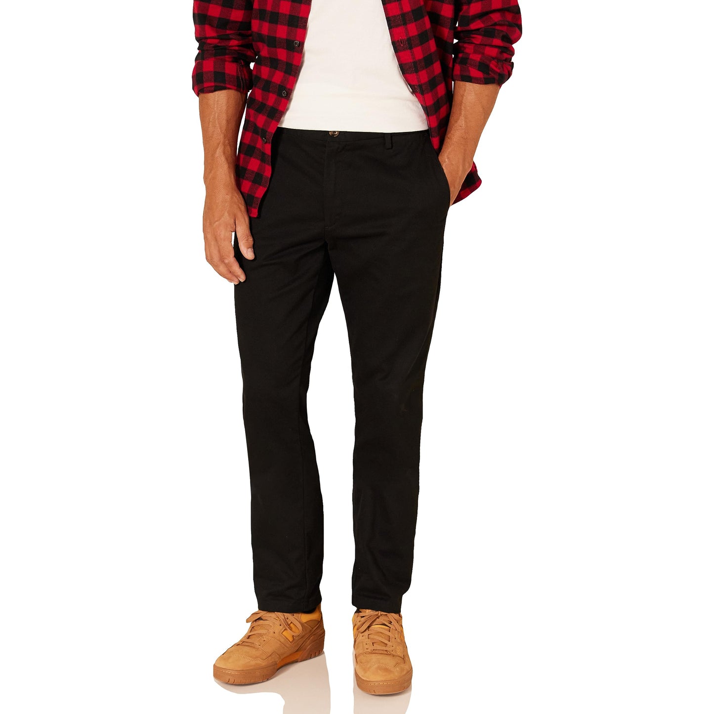 Amazon Essentials Men's Slim-Fit Wrinkle-Resistant Flat-Front Chino Pant