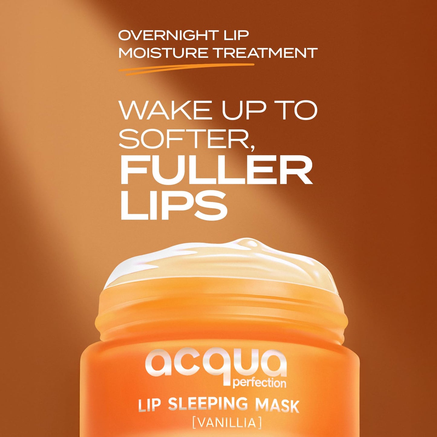 Acqua Perfection Overnight Lip Sleeping Mask, 20g / 0.7 oz, Vanilla Lip Balm with Shea & Murumuru Butter