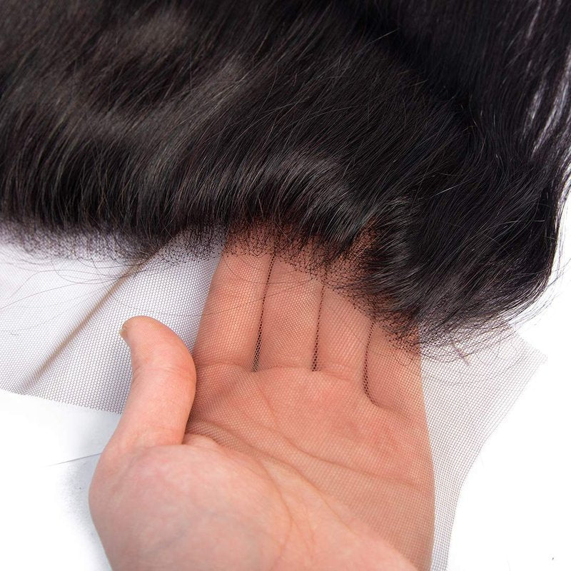 XSY 13x4 HD Lace Frontal Closure Ear To Ear Body Wave Virgin Brazilian Human Hair Invisible Clear HD Film Lace Frontal 14 Inch