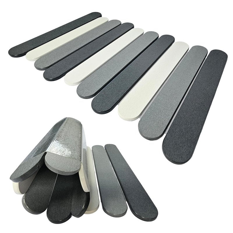 CosyVine Foldable Stone Bath Mats for Bathroom, Super Absorbent Diatomaceous Earth Bath Mats, Quick Drying Non Slip Mat, 23.6 x 15.5 Inch Folding Grey Bath Stone Mat, Easy Storage and Compact.