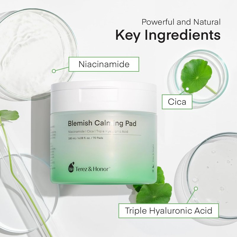 Niacinamide & Hyaluronic Acid Serum Pads - Brightening, Soothing Toner for Blemish-Prone Skin | Pre-Soaked Daily Use