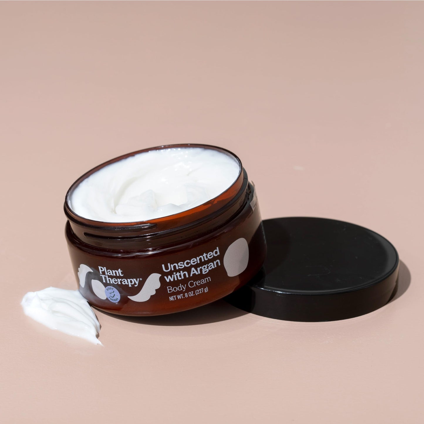 Plant Therapy Unscented Body Cream with Argan Oil 8 oz Restore Softness & Hydration, Vitamins and Antioxidants to Soften, Smooth, and Firm Skin