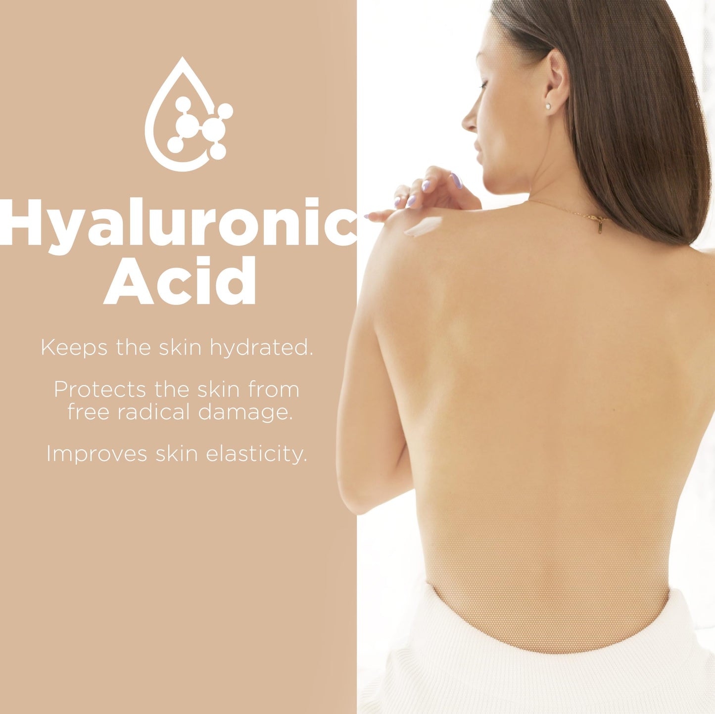 Cosmétiques Créatifs White Pearl Moisturizing Shimmering Body Lotion with Coconut Butter and Hyaluronic Acid, 8.5 fl. oz.