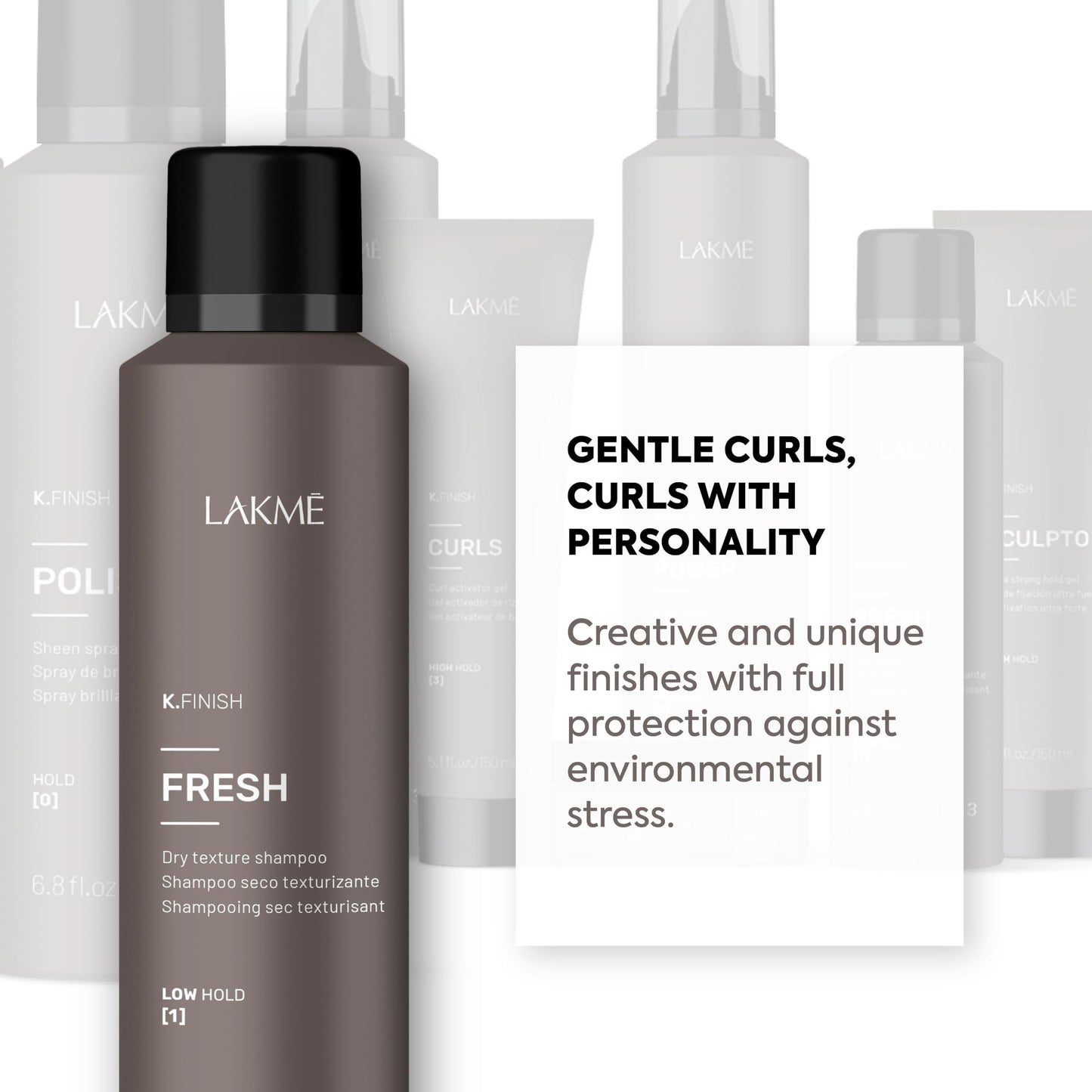 Lakmé K.Finish Fresh Texturizing Dry Shampoo, Dry Texture Spray for Hair Volume, Volumizing Spray, 6.8 Fl Oz