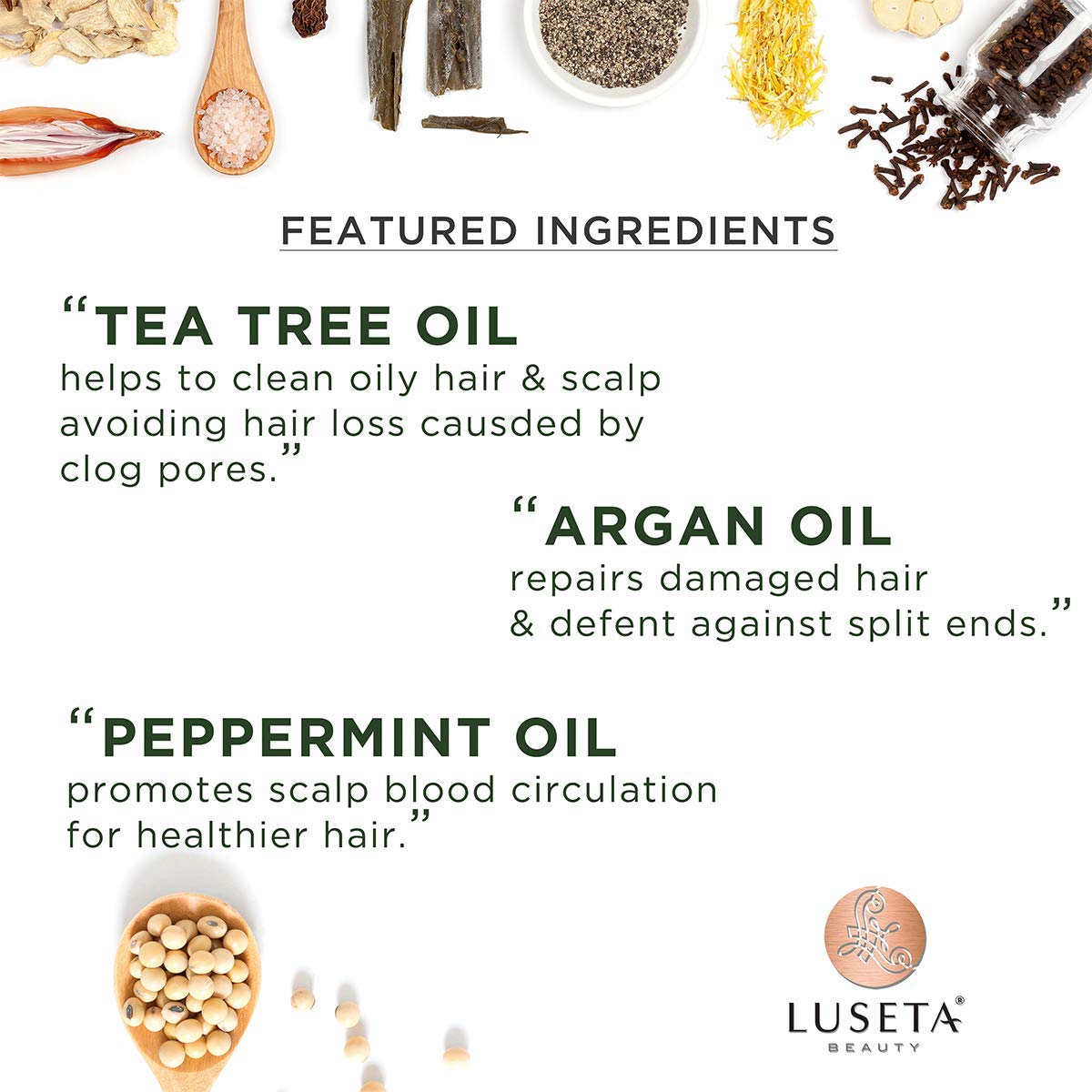 Tea Tree Shampoo & Conditioner Set with shampoo