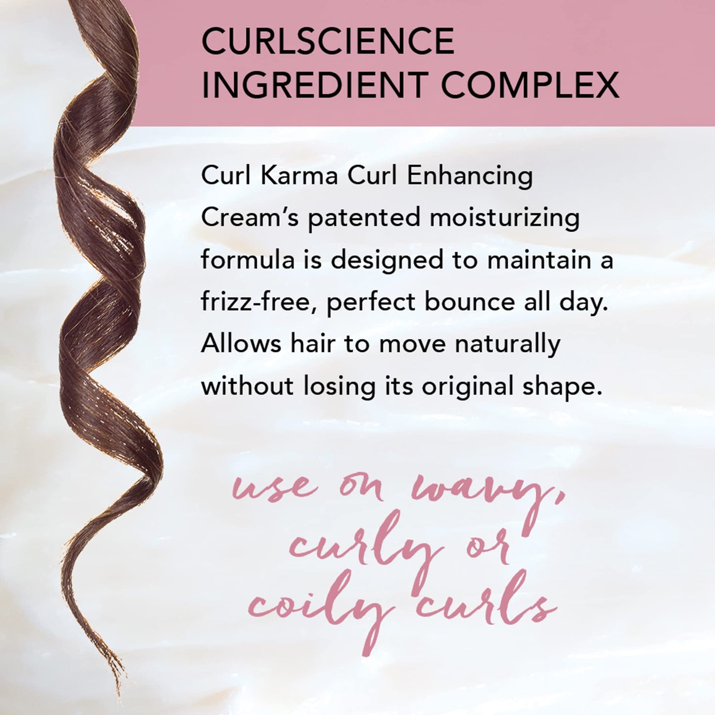 Brocato Curl Karma, Curl Enhancing Cream, 6 Fl Oz | Defining & Moisturizing Curl Crème | Fights Frizz, Adds Bounce & Shape | All Day Control