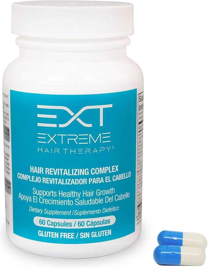 Hair Growth Supplements with Biotin - Revitalizing Complex for Hair, Skin & Nails | 60 Capsules