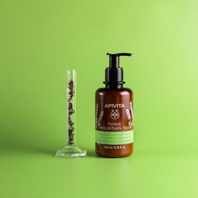 Apivita Tonic Mountain Tea Mousturizing Body Milk, Moisturizes, Softens Tones & Revitalizes with Mountain Tea & Propolis