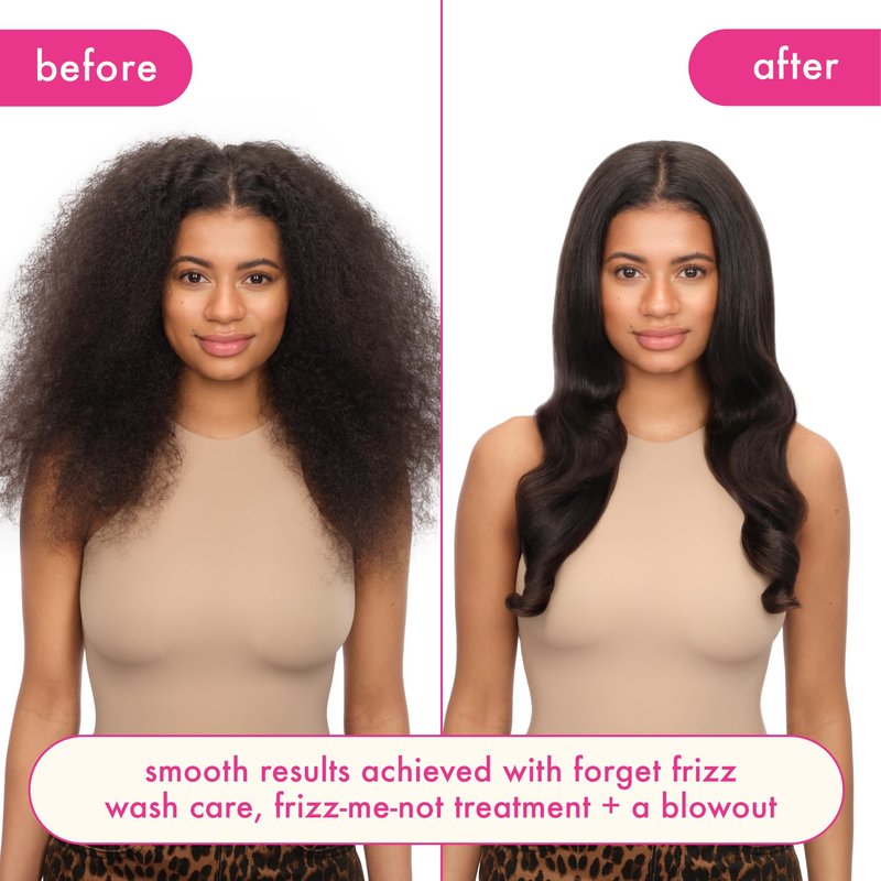 amika forget frizz anti-frizz shampoo, 1000ml | smoothing, humidity protection, up to 72 hour frizz control + lightweight hydration, for medium to thick coarse hair types 2a-4c