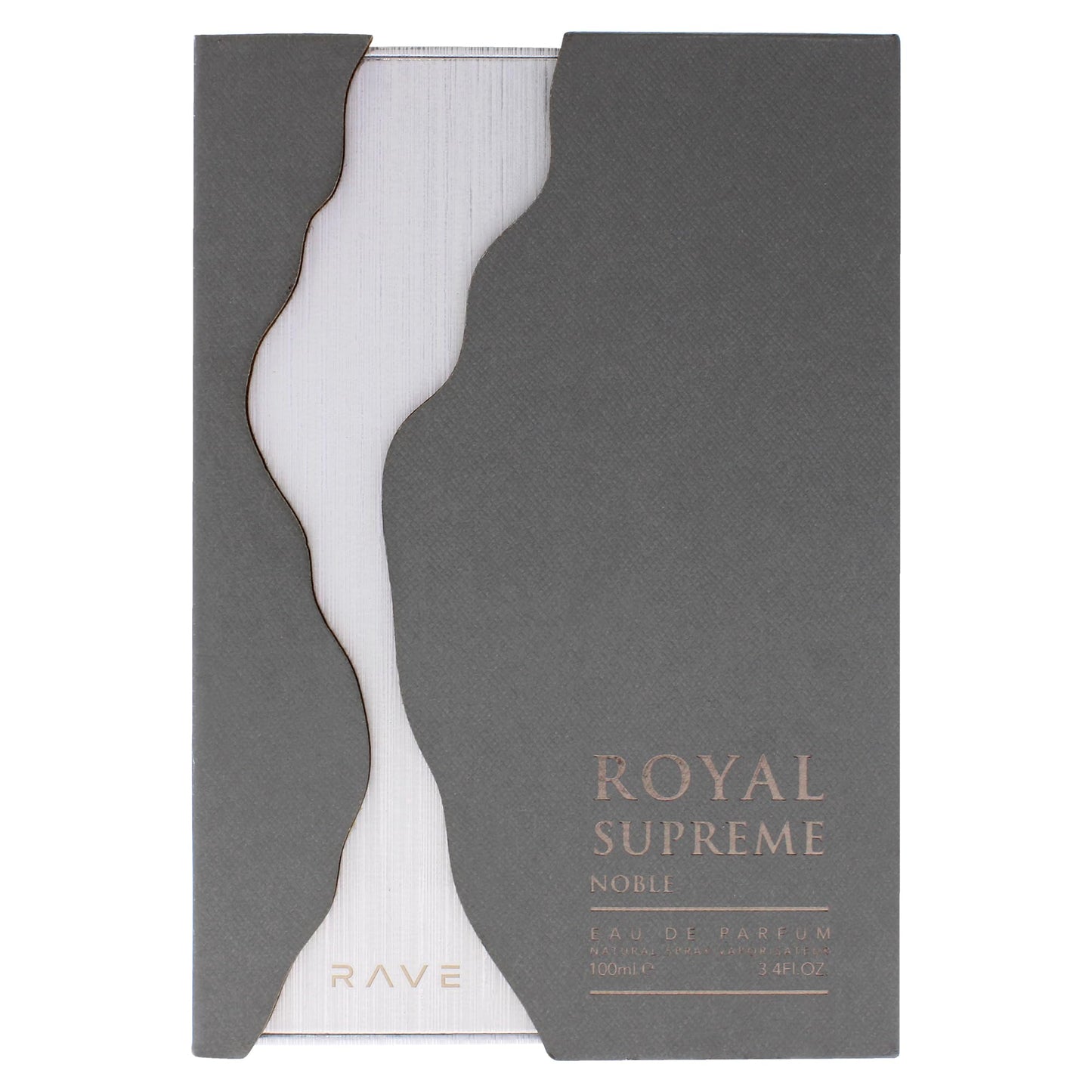 Rave Royal Supreme Noble Eau de Parfum Spray for Unisex, 3.4 Ounce