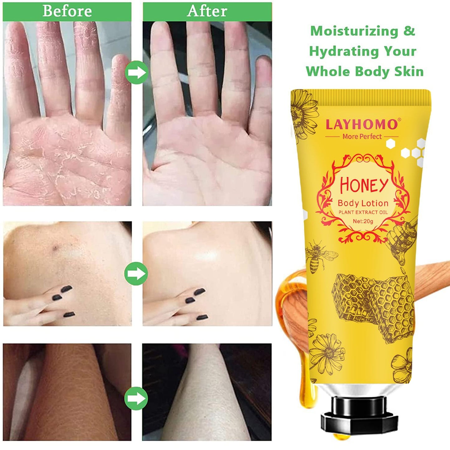 20 Pack Mini Body Lotion Gift Bulk for Dry Skin,Travel Size Small Body Cream With Shea Butter Natural Fragrance Moisturizing Body Lotion for Women Men,Gifts for Women,Gift for Her Thank You Gift