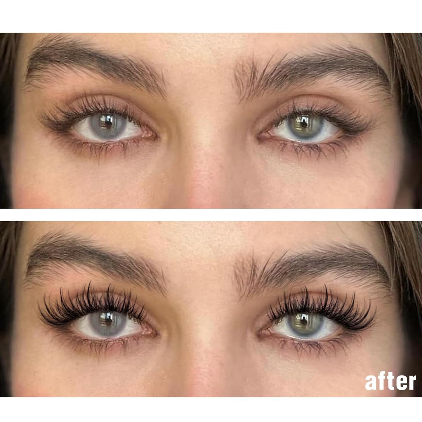 Cat Eye Lash Clusters Kit - Wispy Individual Eyelash Extensions with Bond, Seal & Applicator | 120 Pcs, 9-15MM