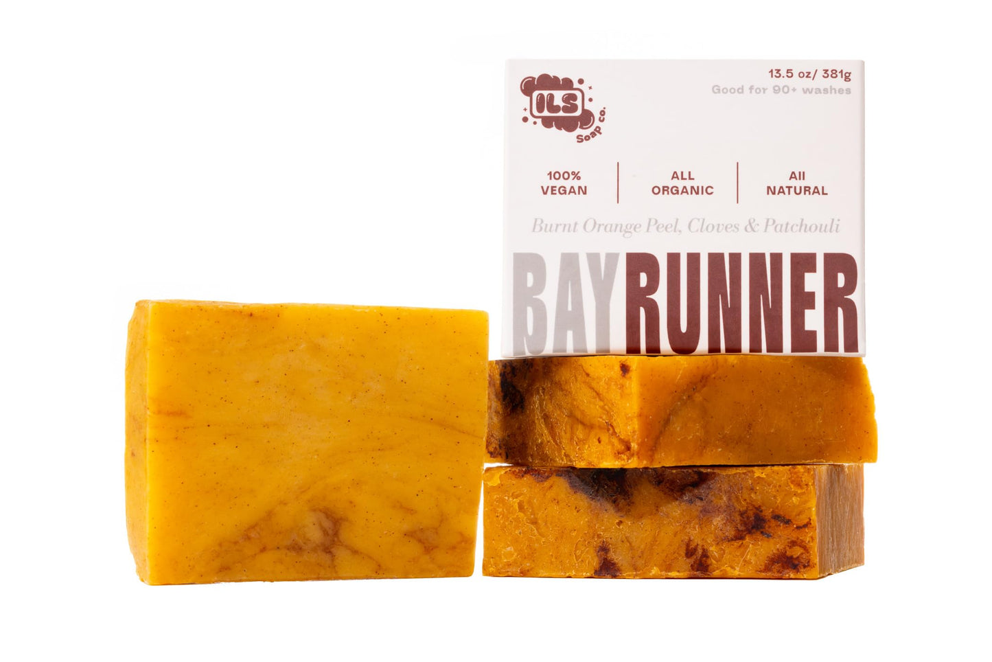 Iron Lion Soap – All-Natural Soap bar for Men & Women – Cold Process, Handmade in the USA - Bay Runner 3-Pack