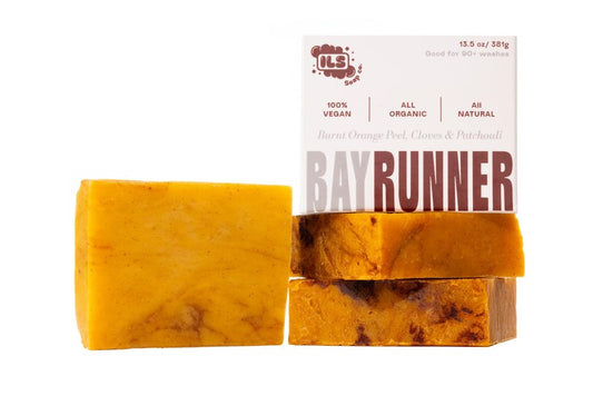Iron Lion Soap – All-Natural Soap bar for Men & Women – Cold Process, Handmade in the USA - Bay Runner 3-Pack