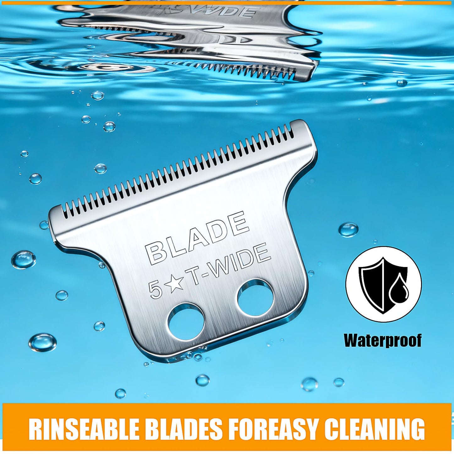#2215 T Wide Adjustable Trimmer Blades for Wahl 5 Star Series Detailer (8081) and Cordless Detailer LI (8171) Hair Clippers Blades-Model 2215