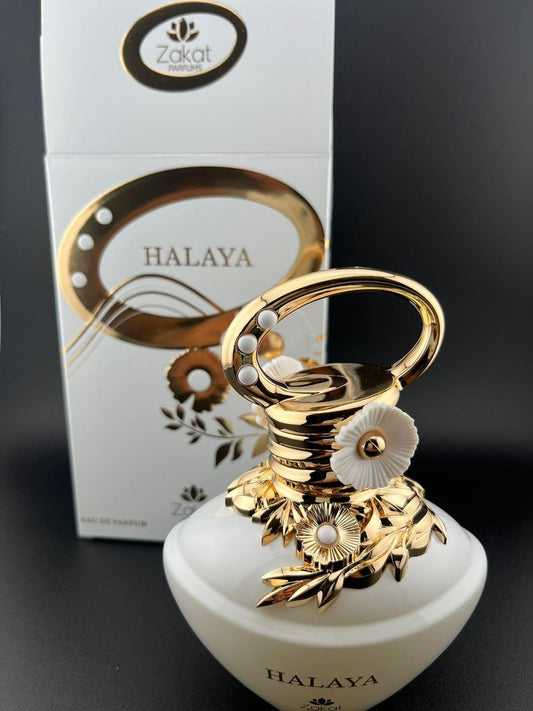 Zakat Parfums Perfume Árabe HALAYA para Mujer 100ml Eau de Parfum Oriental Floral