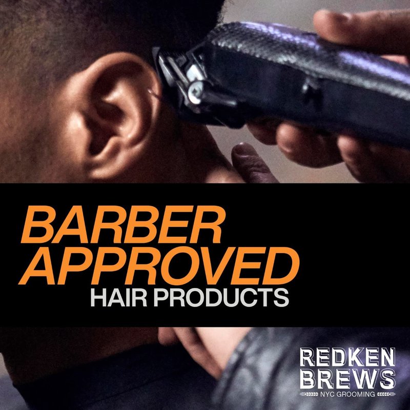 Redken Brews Texture Pomade For Men For All Hair Types - Maximum Strong Hold, Natural Matte and Low Shine Finish With No Crunch Styling and Sculpting (Pack of 2)