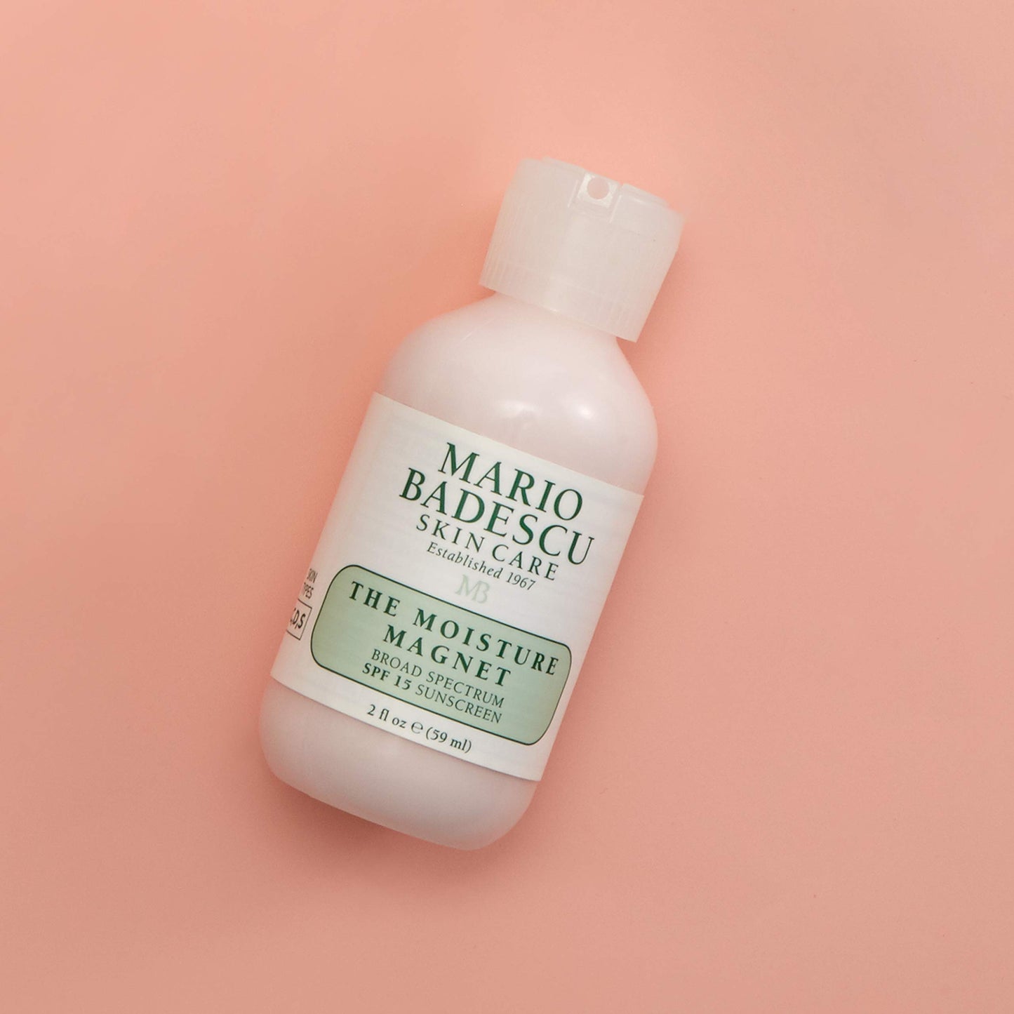 Mario Badescu The Moisture Magnet Face Moisturizer for Women and Men with SPF 15, Ideal Facial Moisturizer for Combination, Dry or Sensitive Skin, Makeup Primer Face Cream, 2 Fl Oz
