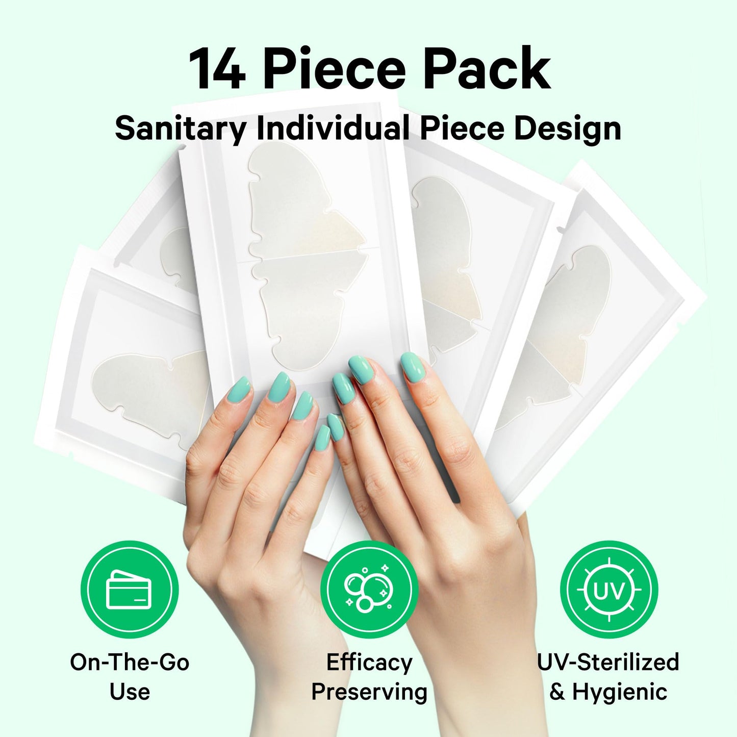 Sosky Hydrocolloid Pimple & Pore Patches for Nose, Absorb Oil Overnight, Target Pimples, Zits and Pores, FSA Eligible Acne Patches, Clear Skin, 14 Count