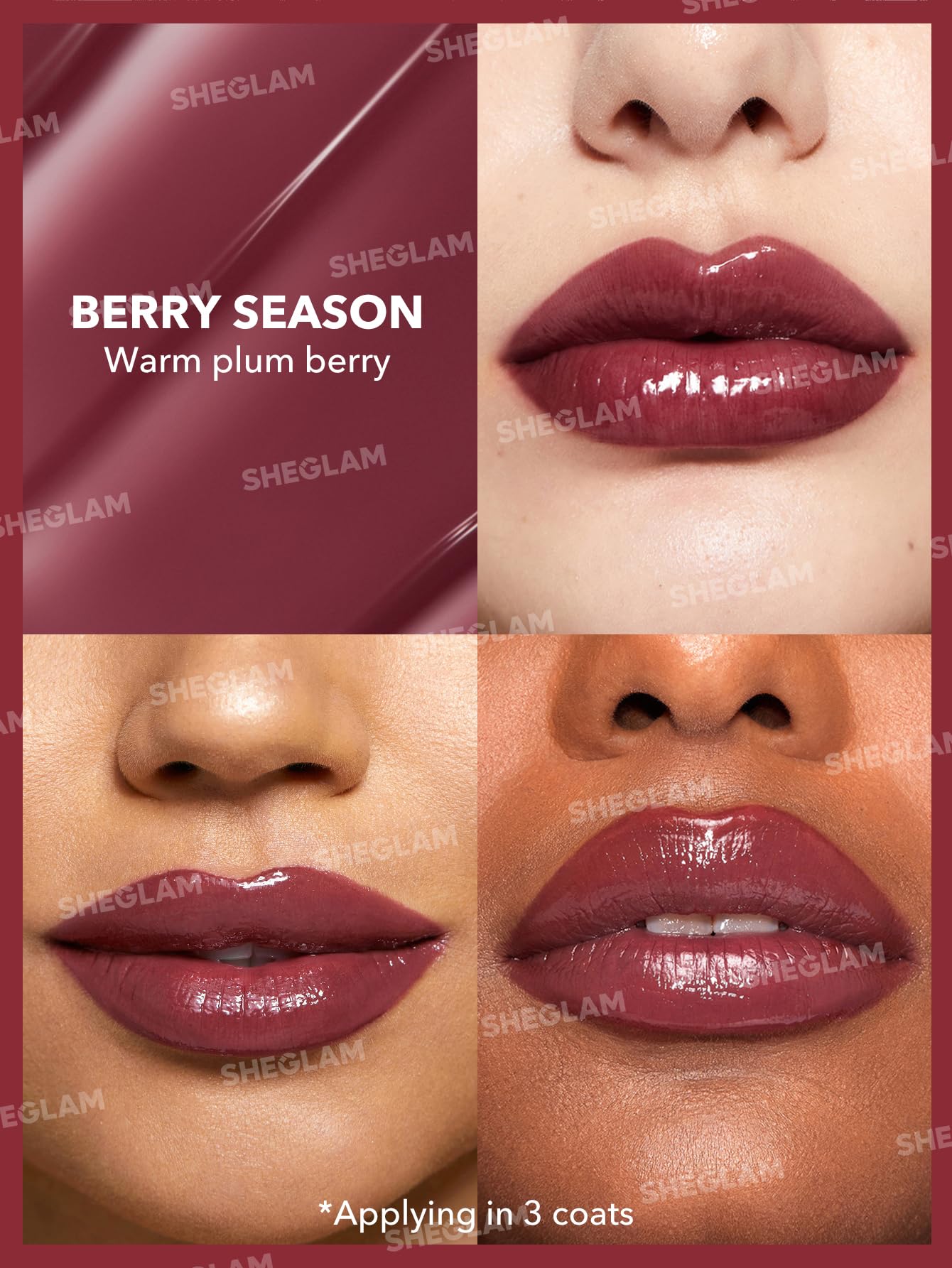 SHEGLAM Pout-Perfect Moisturizing Solid Lip Gloss with Plumping Serum Non Sticky Lipstick with Coconut Oil
