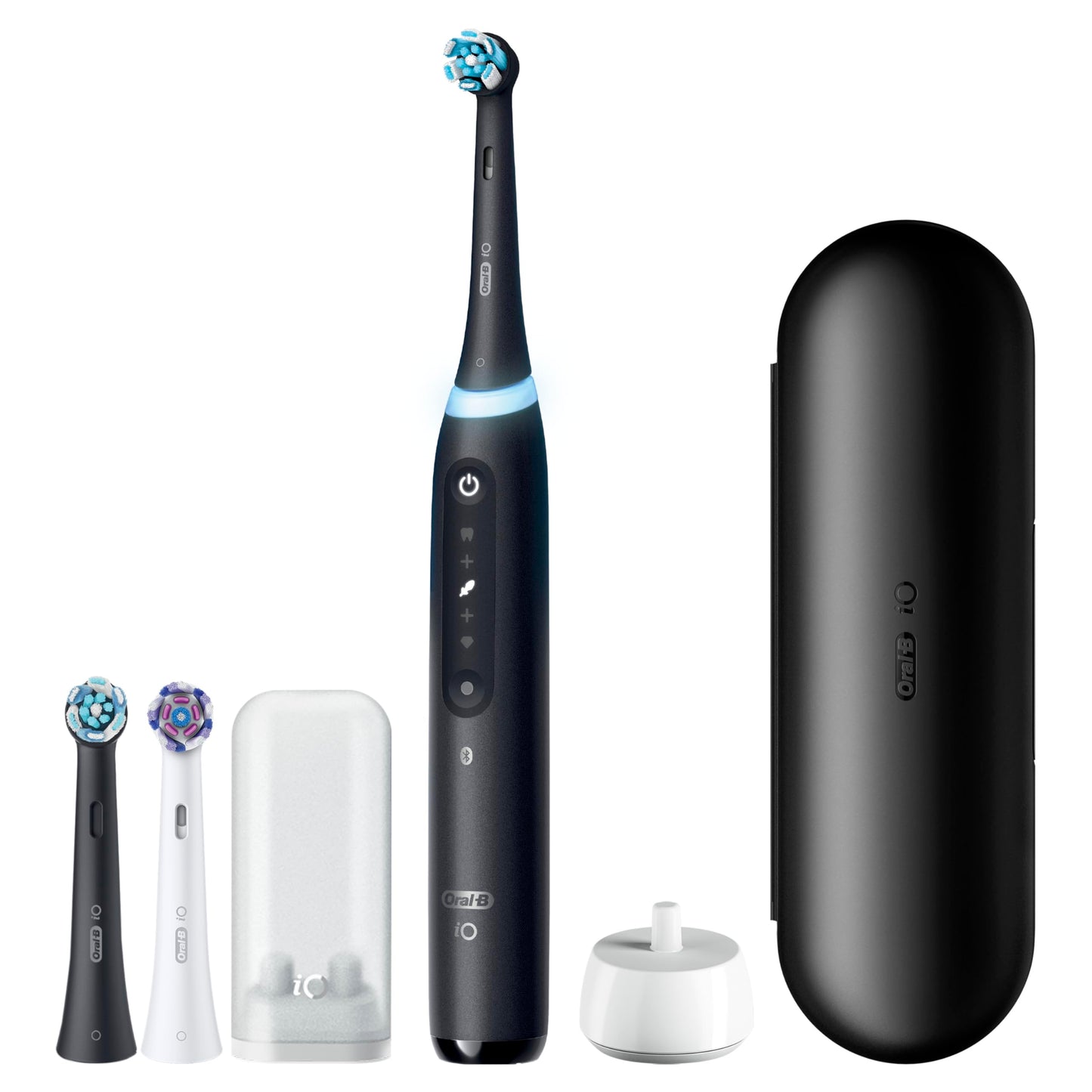 Oral-B iO Series 5 Limited Rechargeable Electric Powered Toothbrush with 3 Brush Heads and Travel Case