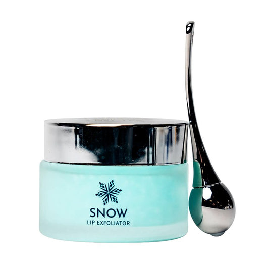 SNOW Lip Scrub Exfoliator – Sugar Scrub for Dry, Cracked Lips with Jojoba Oil, Lavender & Mint For Smooth, Fresh Lips – Treatment with Refreshing Formula, Comes with Dual Applicator