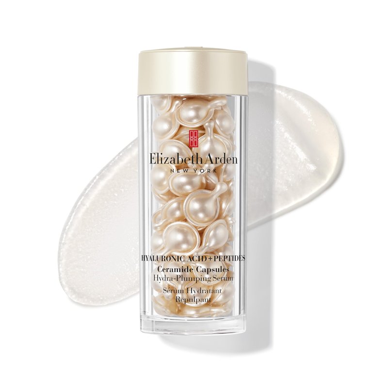 Elizabeth Arden Hyaluronic Acid + Peptides Ceramide Capsules Hydra-Plumping Serum, 60 Capsules, 0.95 fl oz