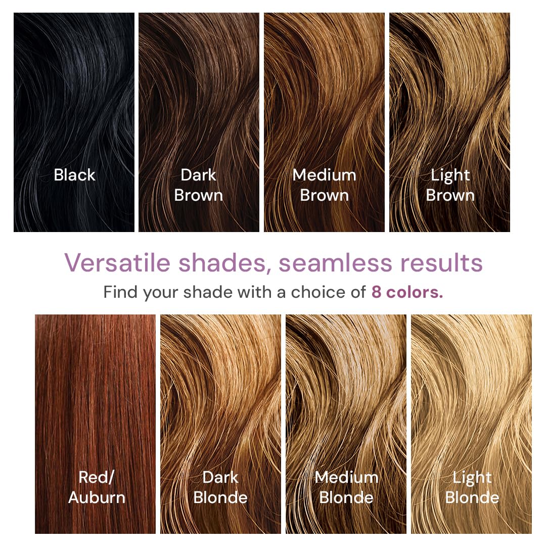 Style Edit Root Touch Up Spray | Temporary Hair Color for Gray Roots and Thinning Hair | Salon-Quality, Transfer-Resistant Hair Concealer | Dark Brown, 2 oz