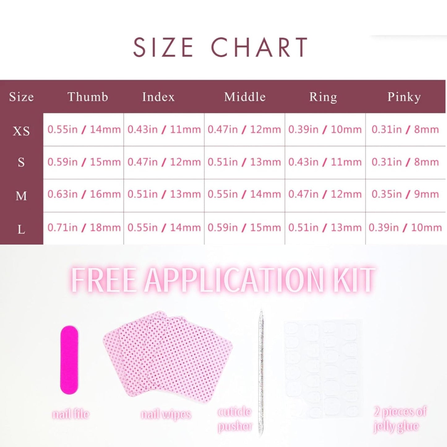 Custom Handmade Orange Ombre Press-On Nails - Medium Almond Shape, 10 Pcs Salon Quality