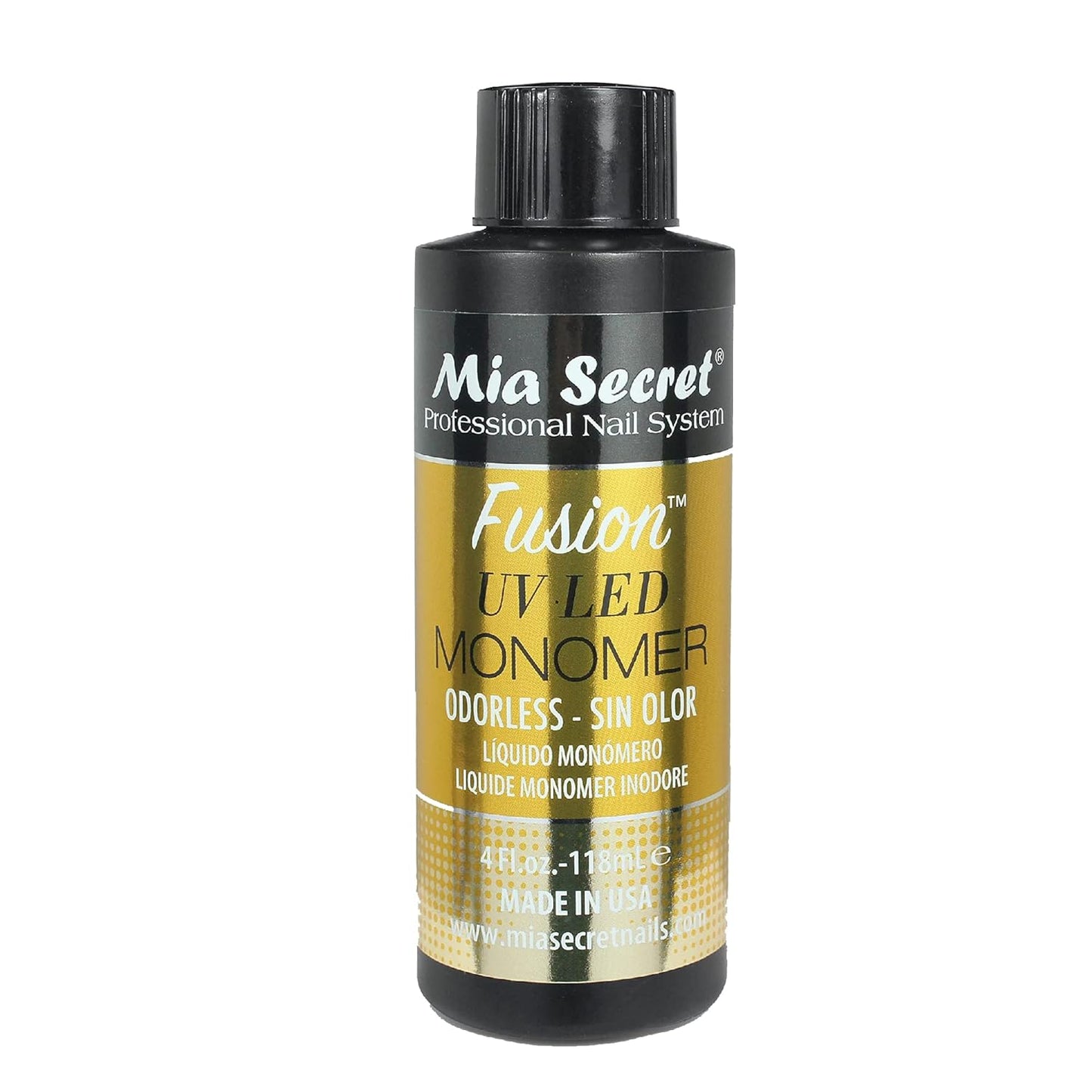 Mia Secret Odorless Fusion UV LED Monomer - 2oz & 4oz Options for Nail Professionals
