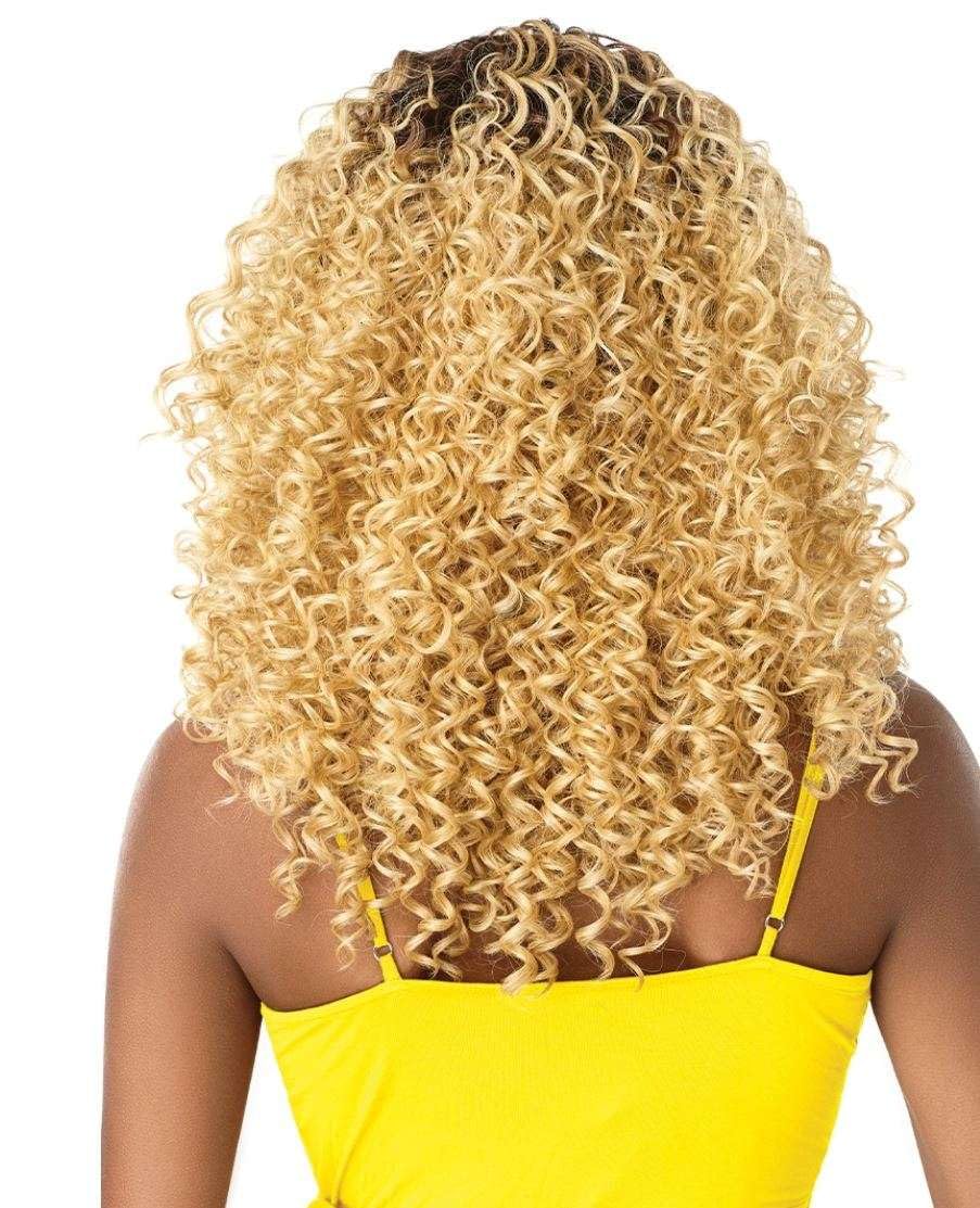 THE DAILY WIG Outre Synthetic Hair Lace Front Wig Hand-Tied Lace Part Wig Deandra (S1B/30)