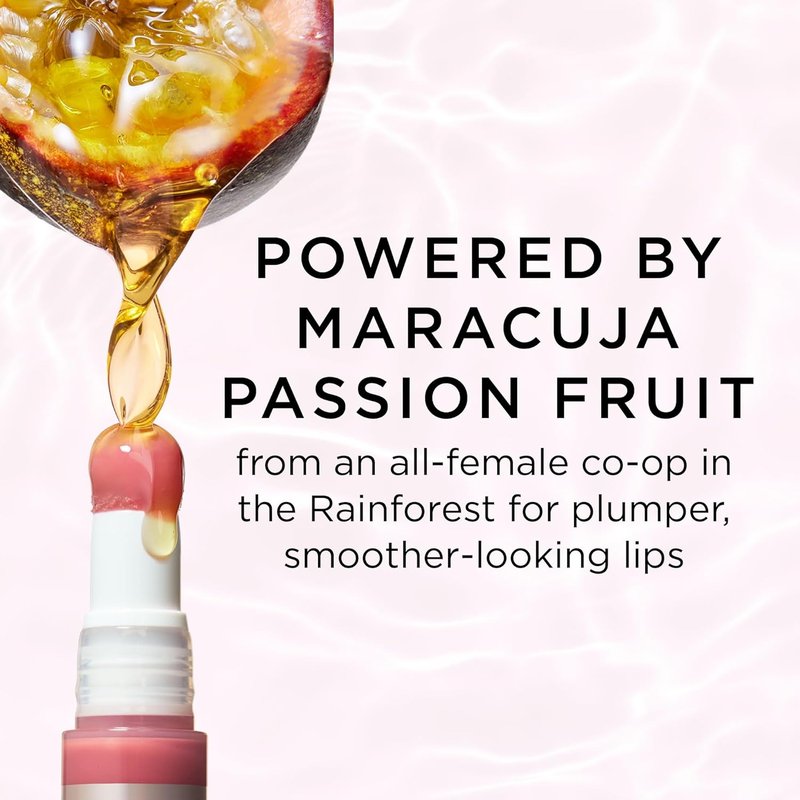 Tarte Maracuja Juicy Plumping Lip Oil - Hydrating Lip Plumper with Hyaluronic Acid & Vitamin E | Vegan & Cruelty-Free
