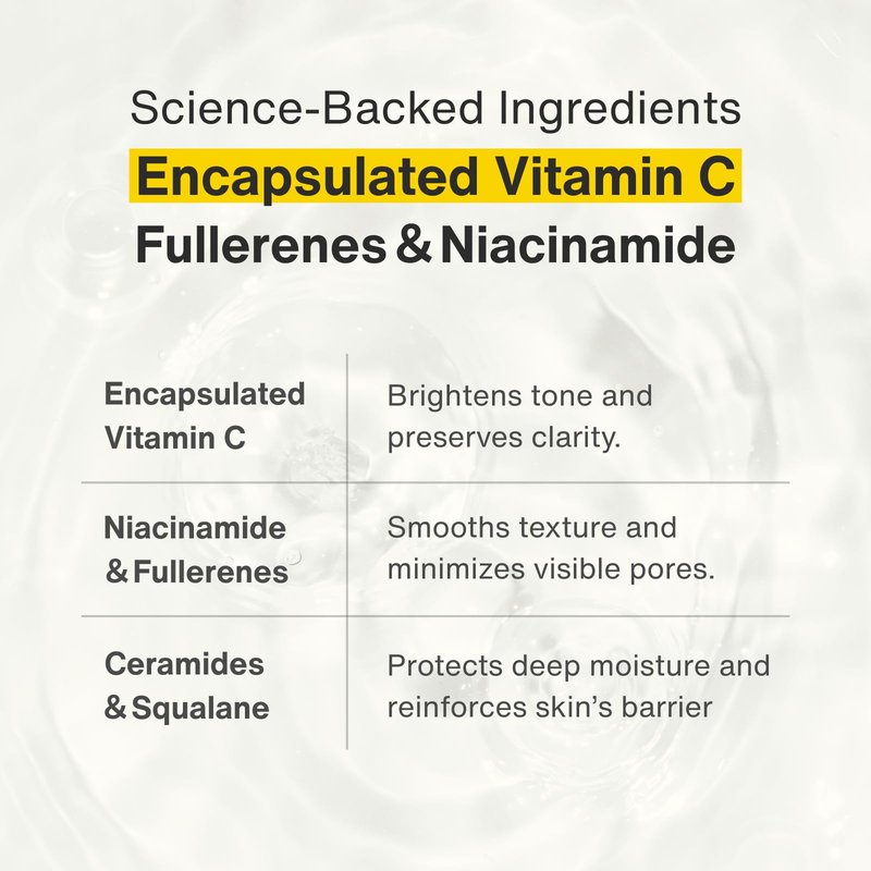 Capsule Serum with New Packaging,BEAUTY SERUM WITH VITAMIN C, V Serum, 1.0 fl oz (30 ml), Vitamin C Derivative, Concentrate, Rough, Dullness, Dry