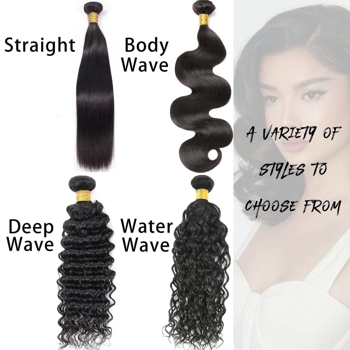 Blonde Highlight Bundles Human Hair 10 12 14 Inch Body Wave Bundles Brazilian Virgin Hair Weave 3Bundles Hair Deal（Black and Blonde #P1B/27）