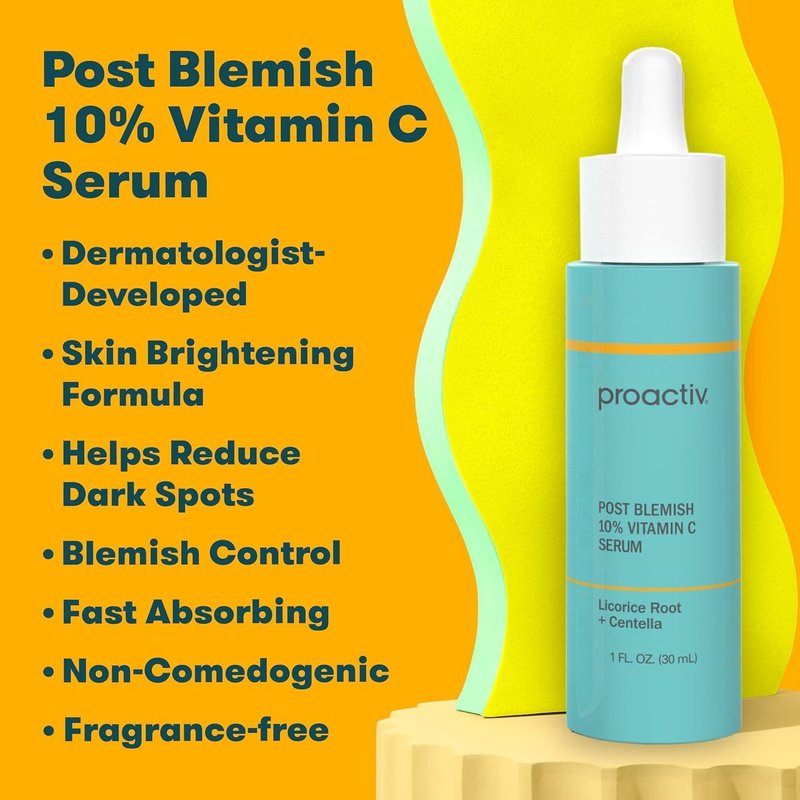 Proactiv Clear Skin Duo - SPF 30 Sunscreen & 10% Vitamin C Serum for Brightening | Summer Skin Essentials