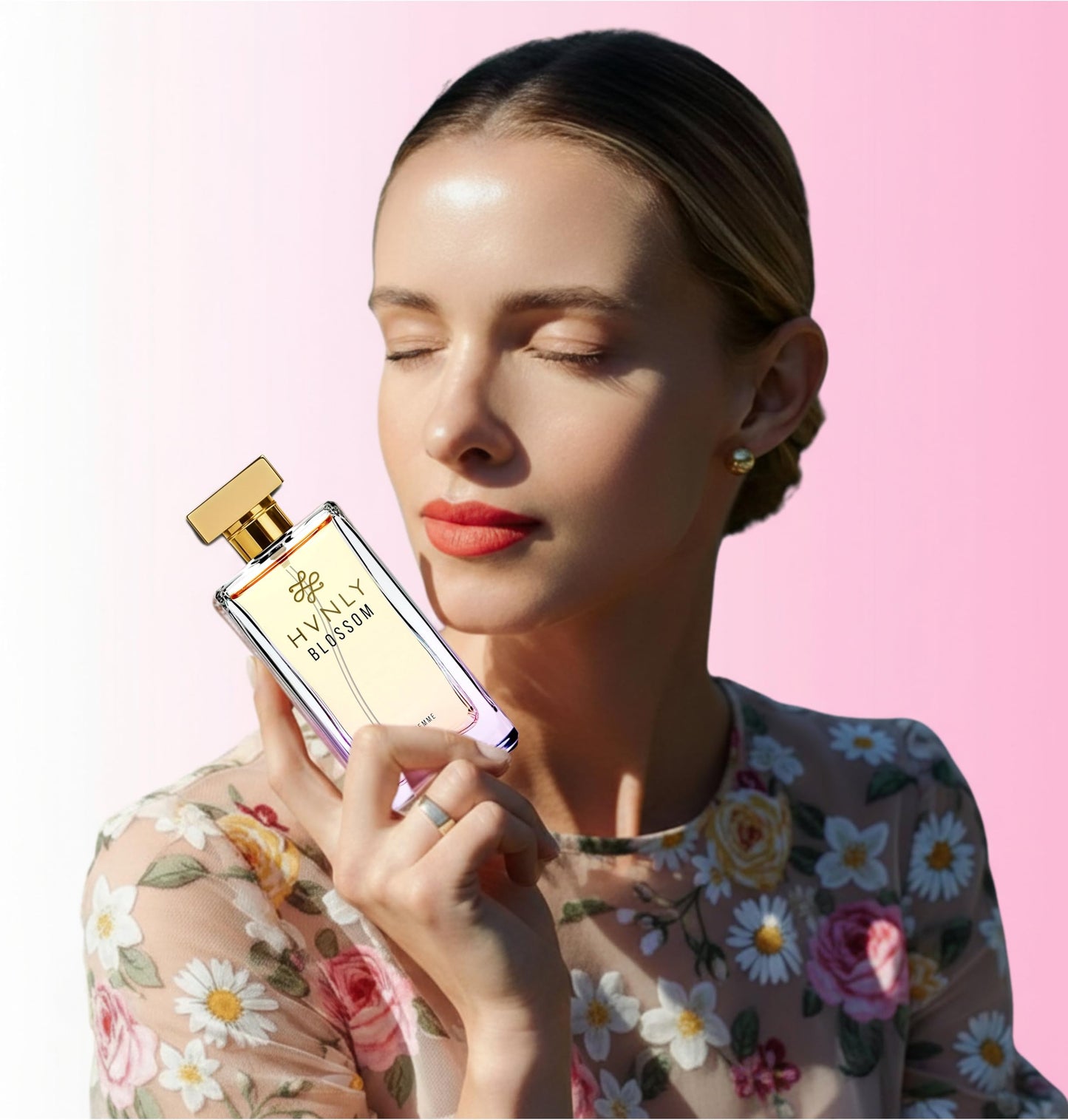 HVNLY Blossom EDP | Perfume For Women | An Ideal Gift | Long Lasting Premium Floral Fragrance | Bergamot, Pink Peppercorn, Patchouli | Best For Office Wear, Daily Wear | 3.4 fl.oz