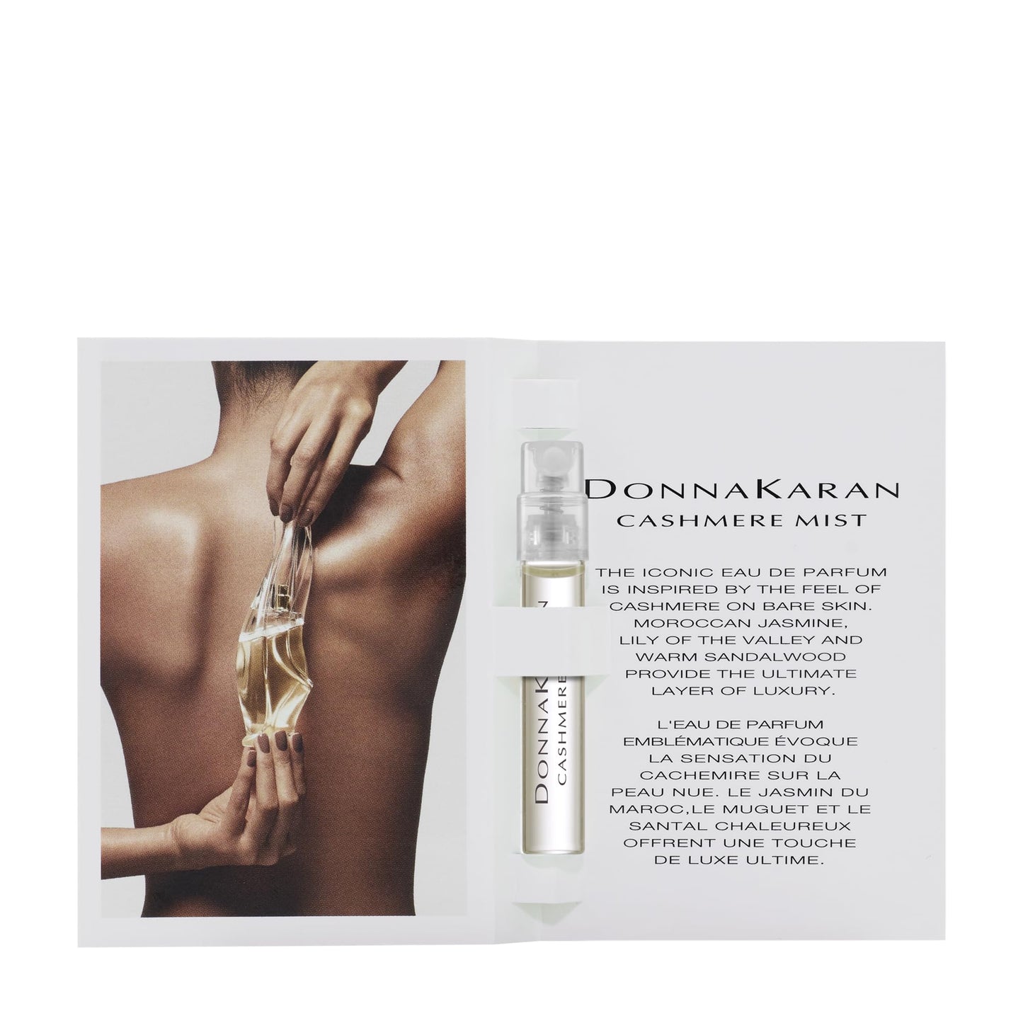 Donna Karan Cashmere Mist Eau de Parfum Trial Perfume Spray For Women, Vial Sample Size, 0.07 Fl. Oz. / 2 mL
