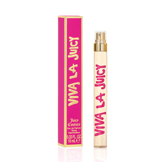 Juicy Couture Viva La Juicy Eau De Parfum Spray Pen, Women's Perfume with Notes of Mandarin, Gardenia & Caramel, Gift for Her, Floral & Sweet Perfume for Women, EDP Travel Spray Pen, 0.33 fl oz