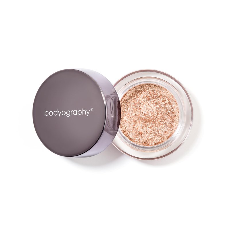 Bodyography Glitter Pigment Eye Shadow | Long Wear Shimmer Eyeshadow | Vegan, Talc & Paraben Free | Cream Powder Formula | Sparkler (Peach Gold) 1.5 g